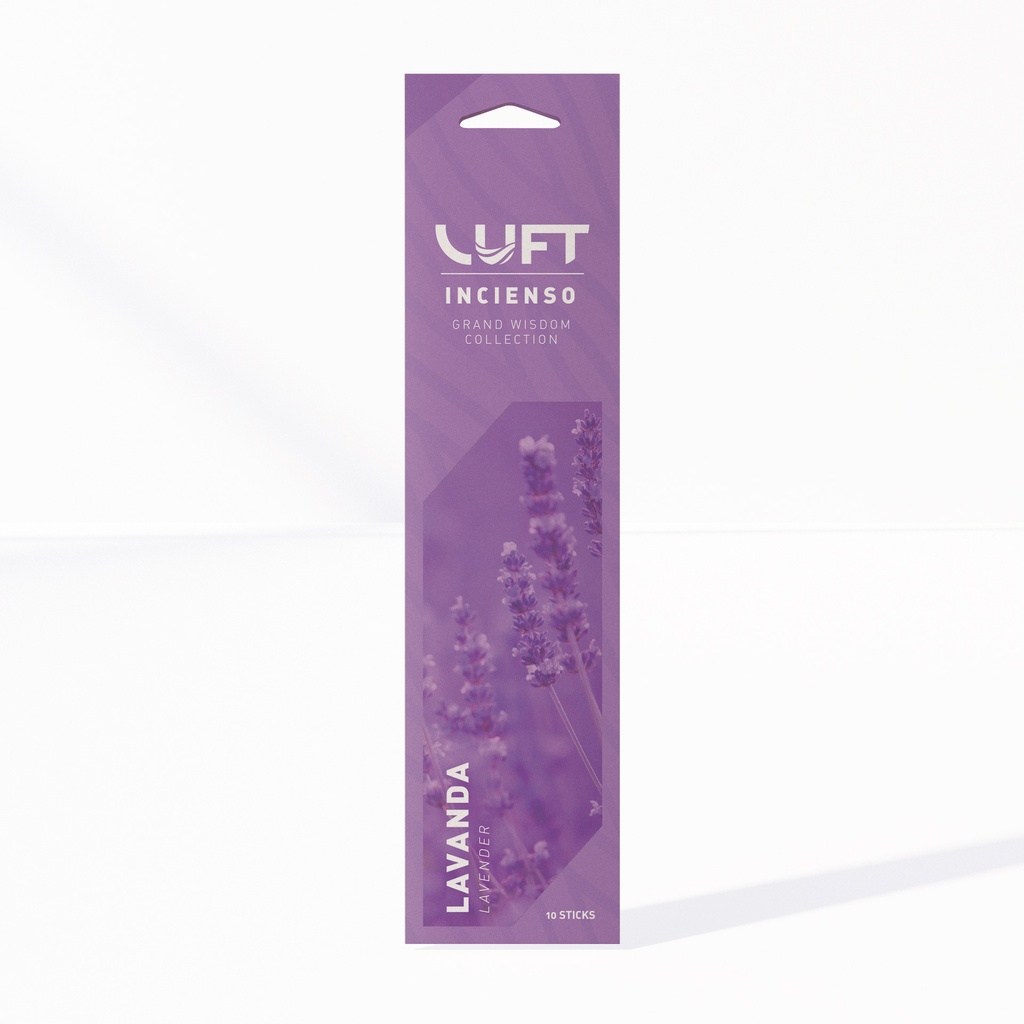 INCIENSO LUFT AROMA X 10 GRAND WISDOM LAVANDA