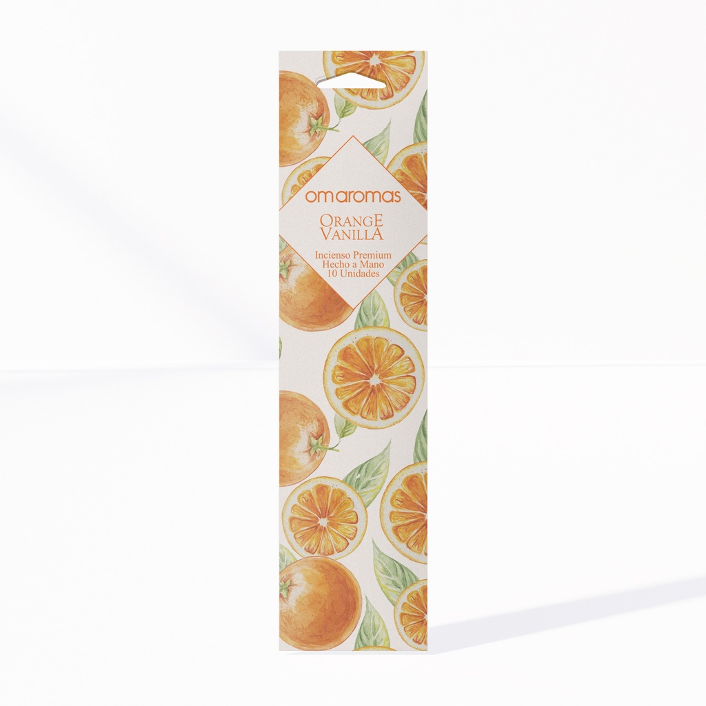 INCIENSO OMAROMAS X10 ORANGE VANILLA