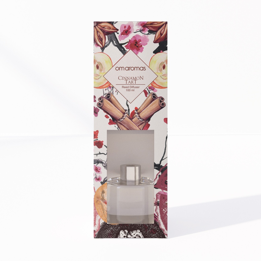 REED DIFFUSER OMAROMAS 100ML CINNAMON TART