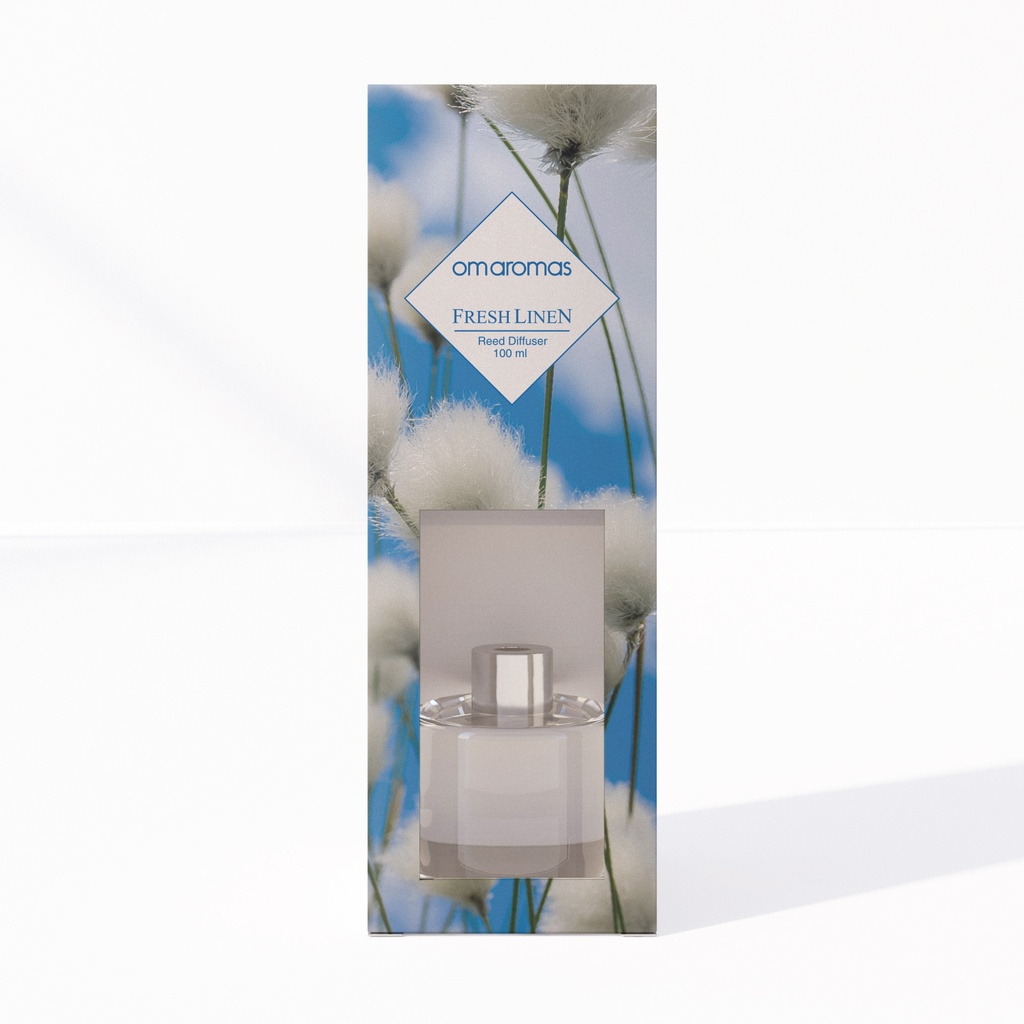 REED DIFFUSER OMAROMAS 100ML FRESH LINEN