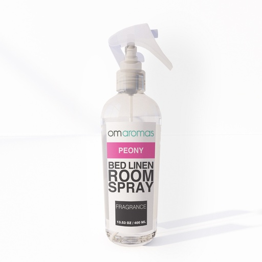 [BE-00008091] BED LINEN SPRAY OMAROMAS 400 ML PEONY