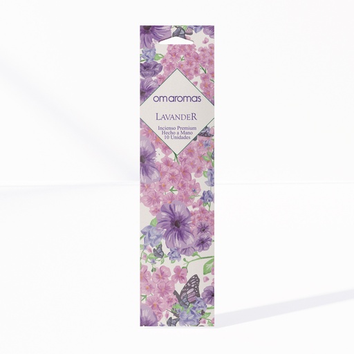 [IN-00008701] INCIENSO OMAROMAS X10 LAVANDA